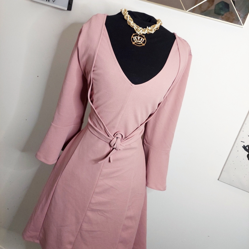 Dusty rose dress